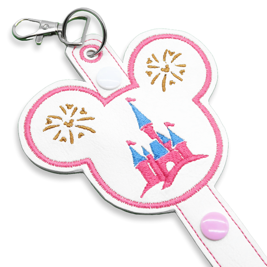 Cinderella Castle & Fireworks Minnie Ear & Sunglasses Holder