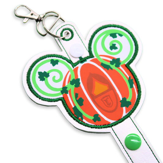 Cinderella’s Pumpkin Carriage-Inspired Embroidered Minnie Ear & Sunglasses Holder