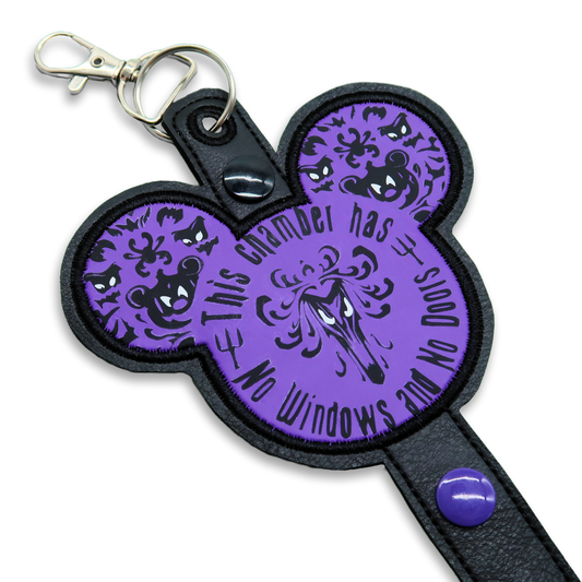 Haunted Mansion Wallpaper-Inspired Ear & Sunglasses Holder – Glow-in-the-Dark Eyes