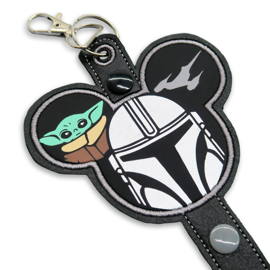 The Mandalorian & Grogu Inspired Minnie Ear & Sunglasses Holder