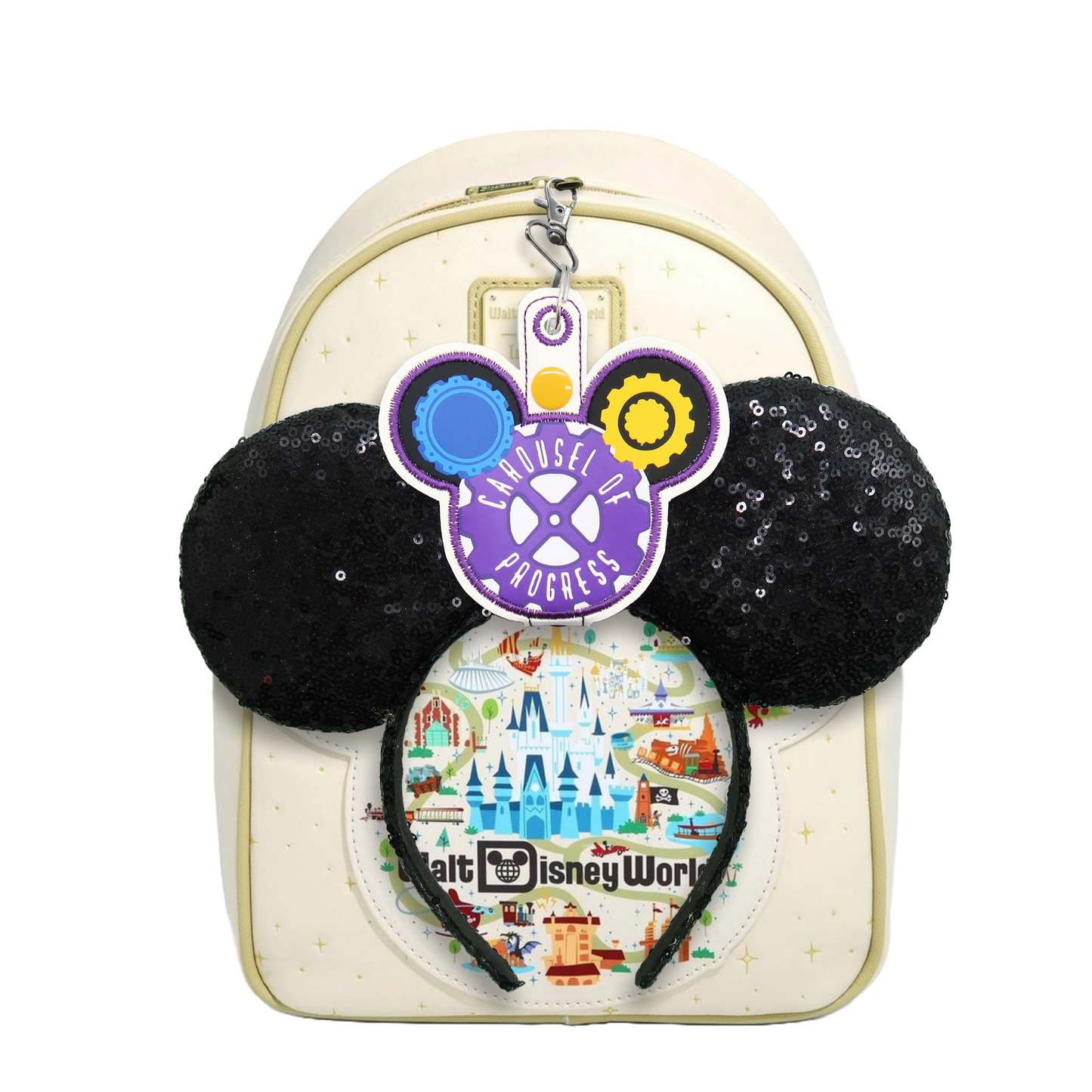 Carousel of Progress - Inspired Minnie Ear & Sunglasses Holder