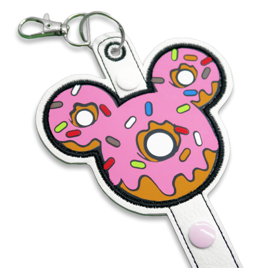 Pink Sprinkle Donut Ear & Sunglasses Holder