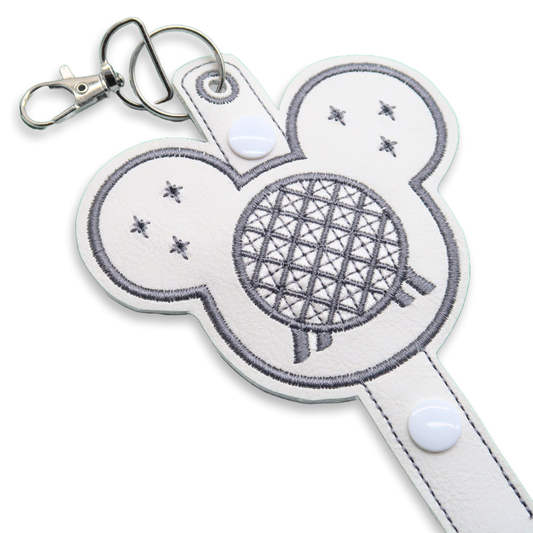 Spaceship Earth Fireworks Epcot-Inspired Ear & Sunglasses Holder