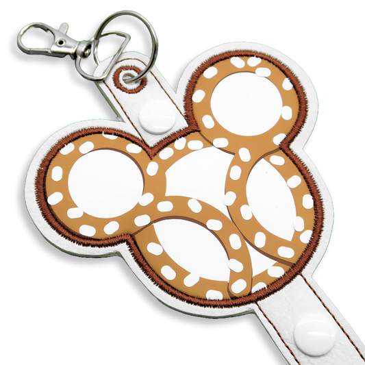 Mickey Shaped Pretzel-Inspired Minnie Ear & Sunglasses Holder