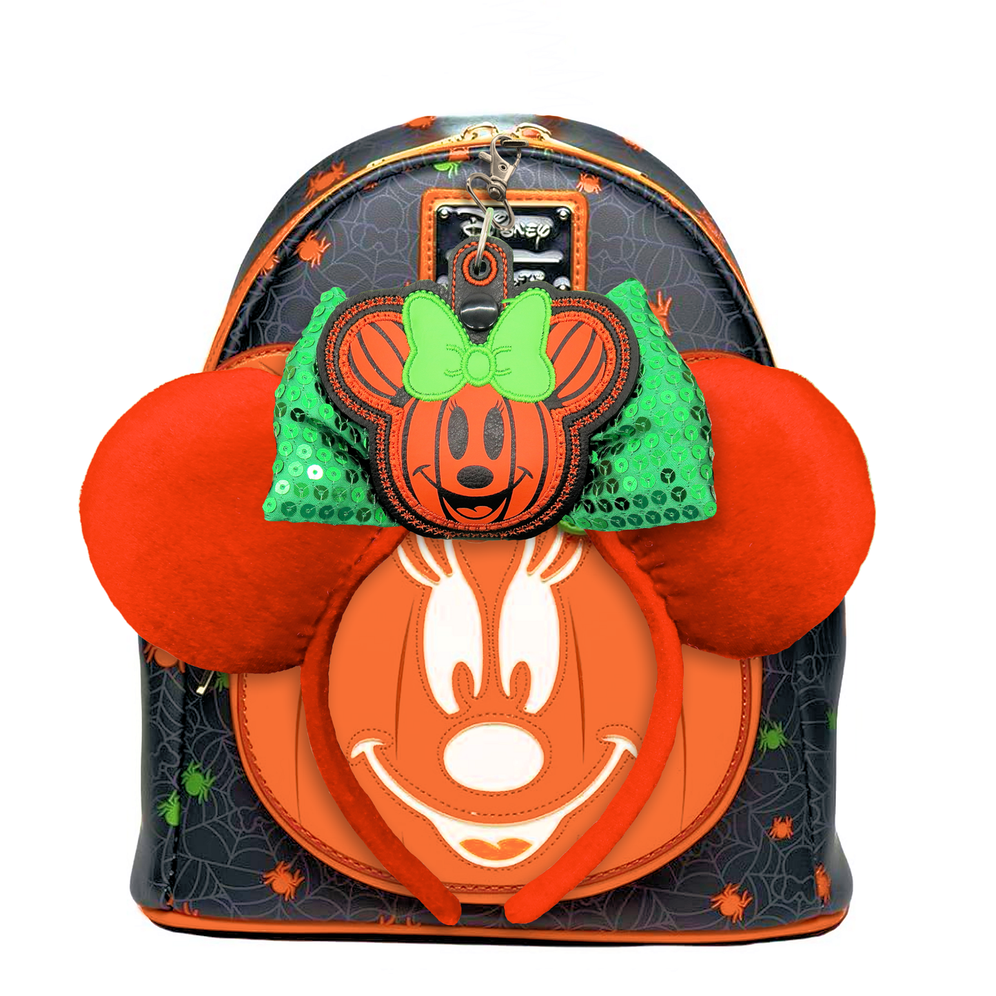 Minnie Face Pumpkin - Inspired Minnie Ear & Sunglasses Holder