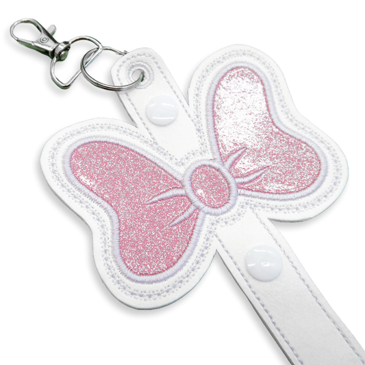 Minnie Bow Pink Glitter Ear & Sunglasses Holder