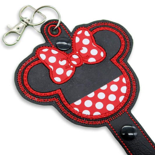 Minnie Red & White Polka Dot - Inspired Minnie Ear & Sunglasses Holder - Rock the Dots