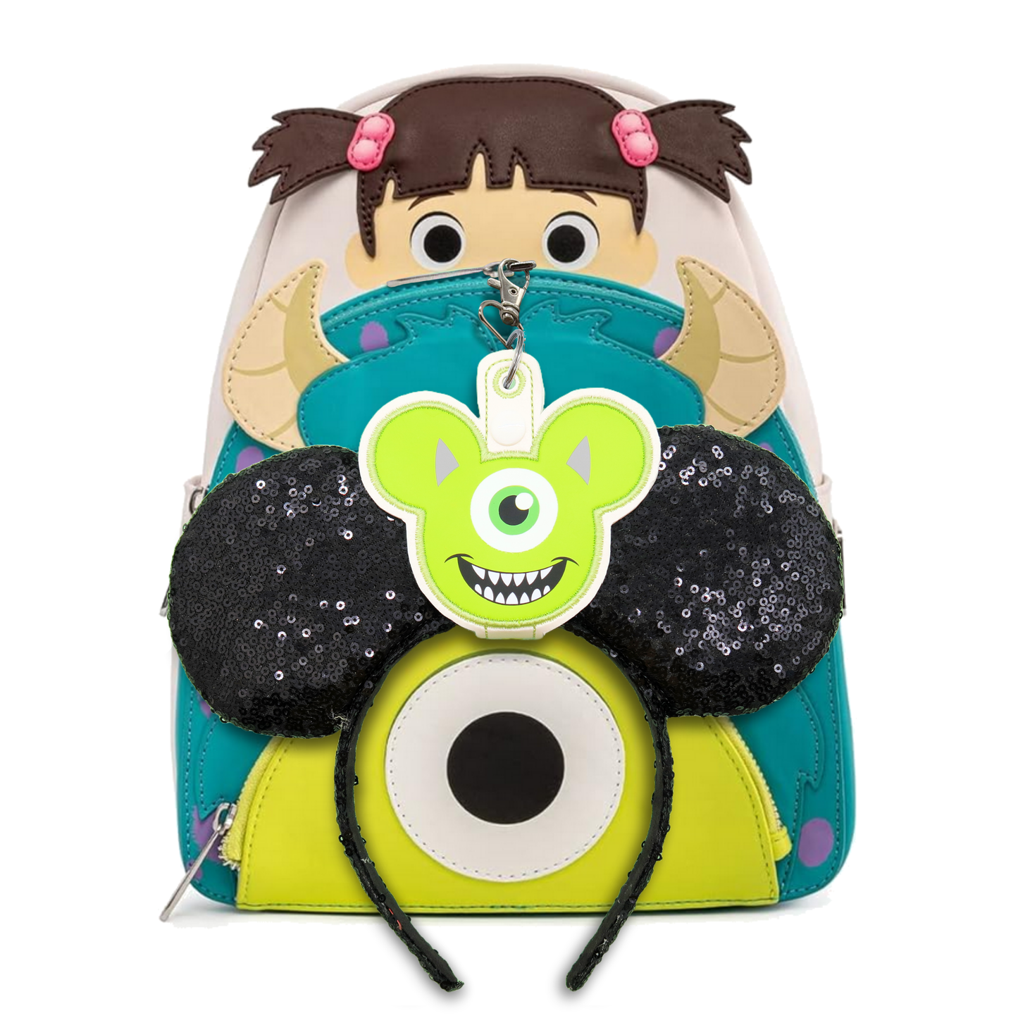 Mike Wazowski - Inspired Minnie Ear & Sunglasses Holder