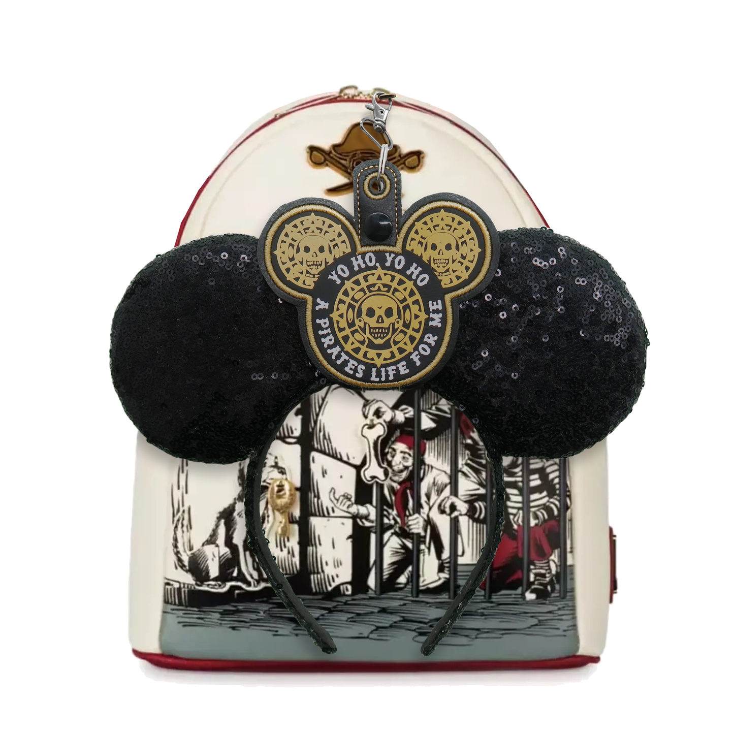 Yo Ho, Yo Ho! A Pirate's Life for Me - Inspired Ear & Sunglasses Holder