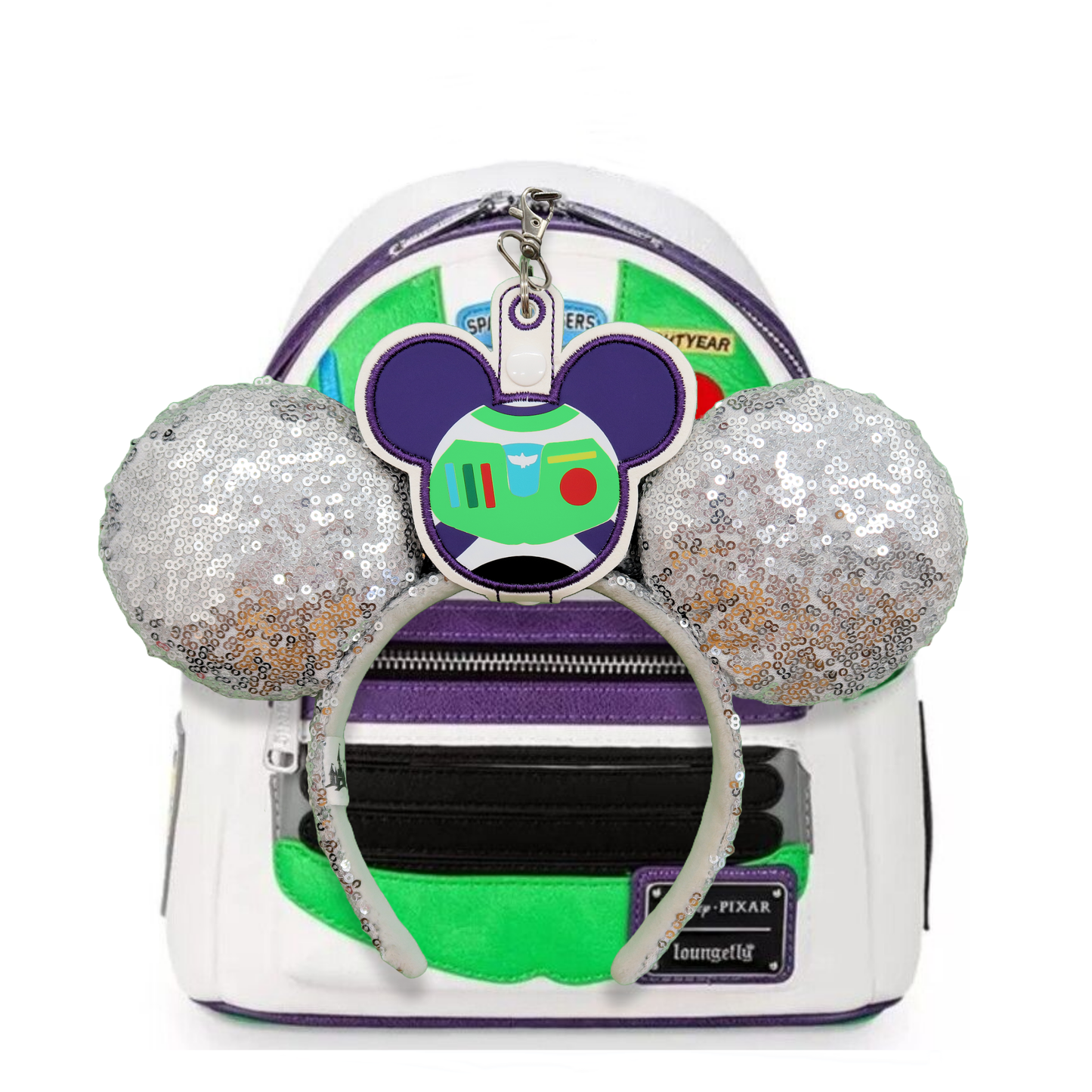 Buzz Lightyear - Inspired Minnie Ear & Sunglasses Holder