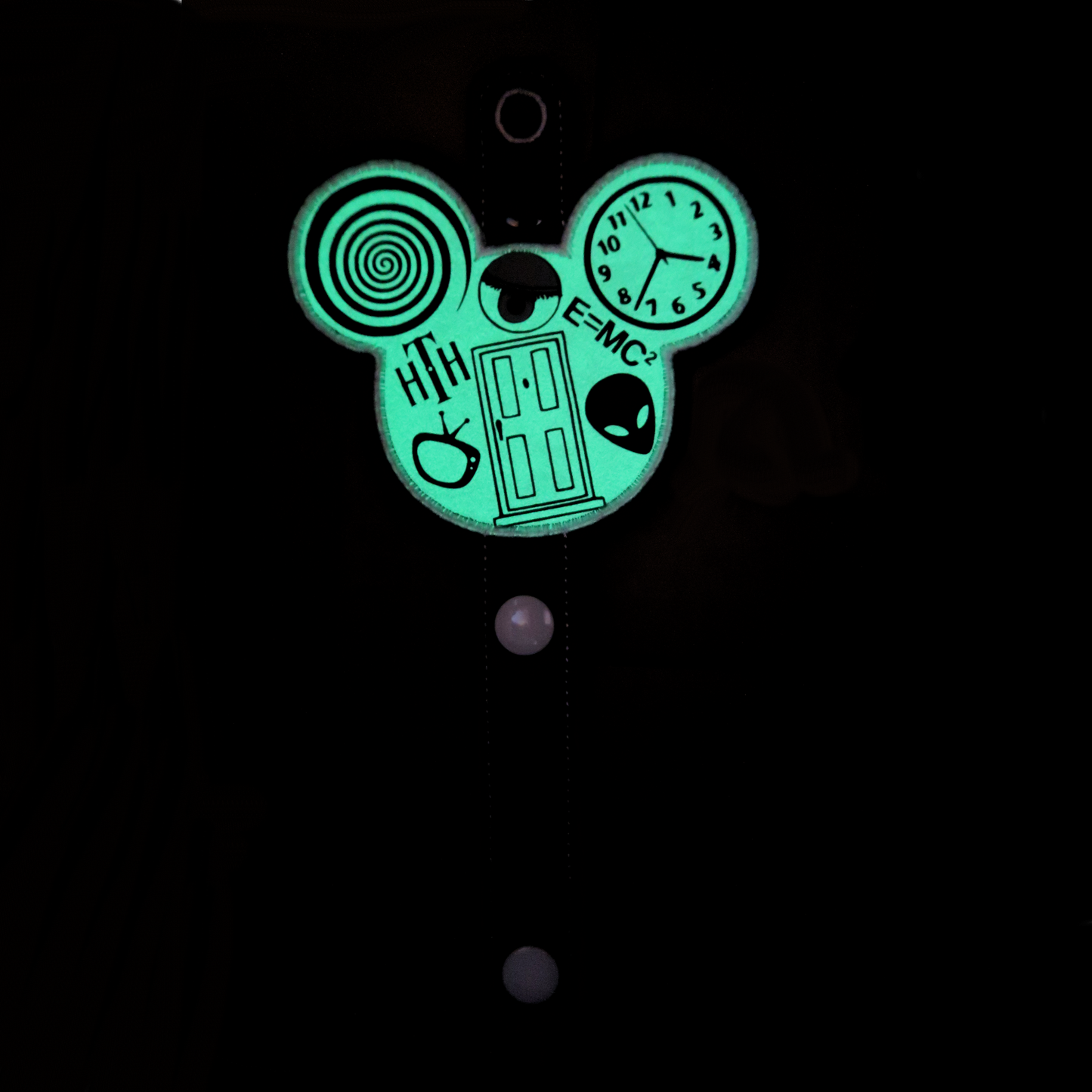 TOT Twilight Zone Glow-in-the-Dark - Inspired Ear & Sunglasses Holder