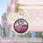 Disnet white gold fireworks button backer