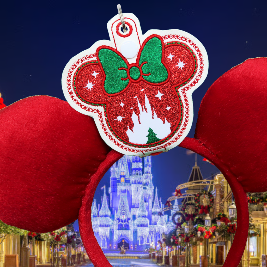 Minnie Glitter Castle - Inspired Ear & Sunglasses Holder