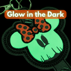 Minnie Glow-in-the-Dark Ghost - Inspired Minnie Ear & Sunglasses Holder