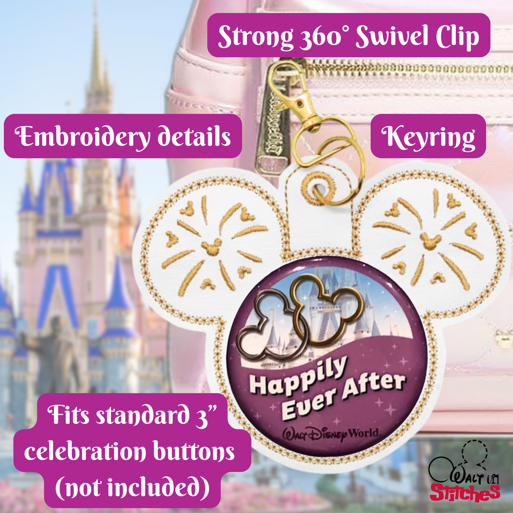 Disney button backer