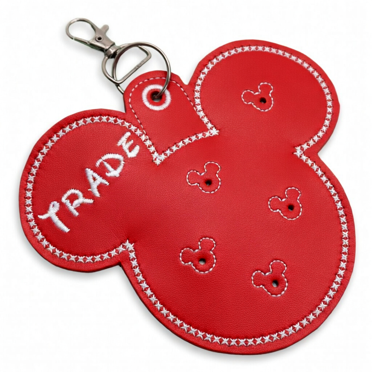 "Trade" Red Pin Holder & Bag Clip