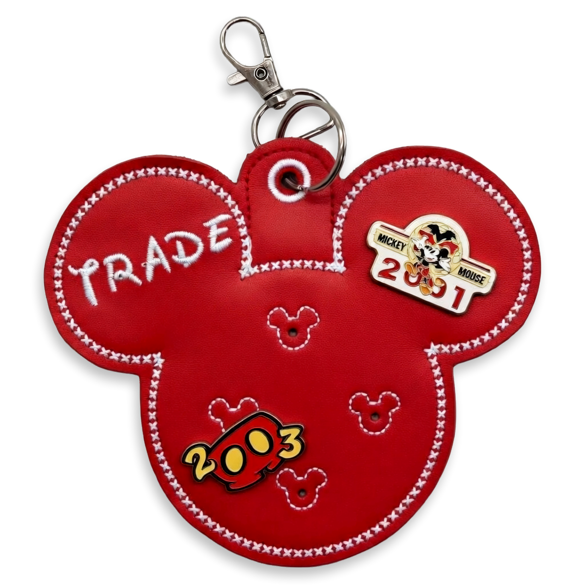 "Trade" Red Pin Holder & Bag Clip