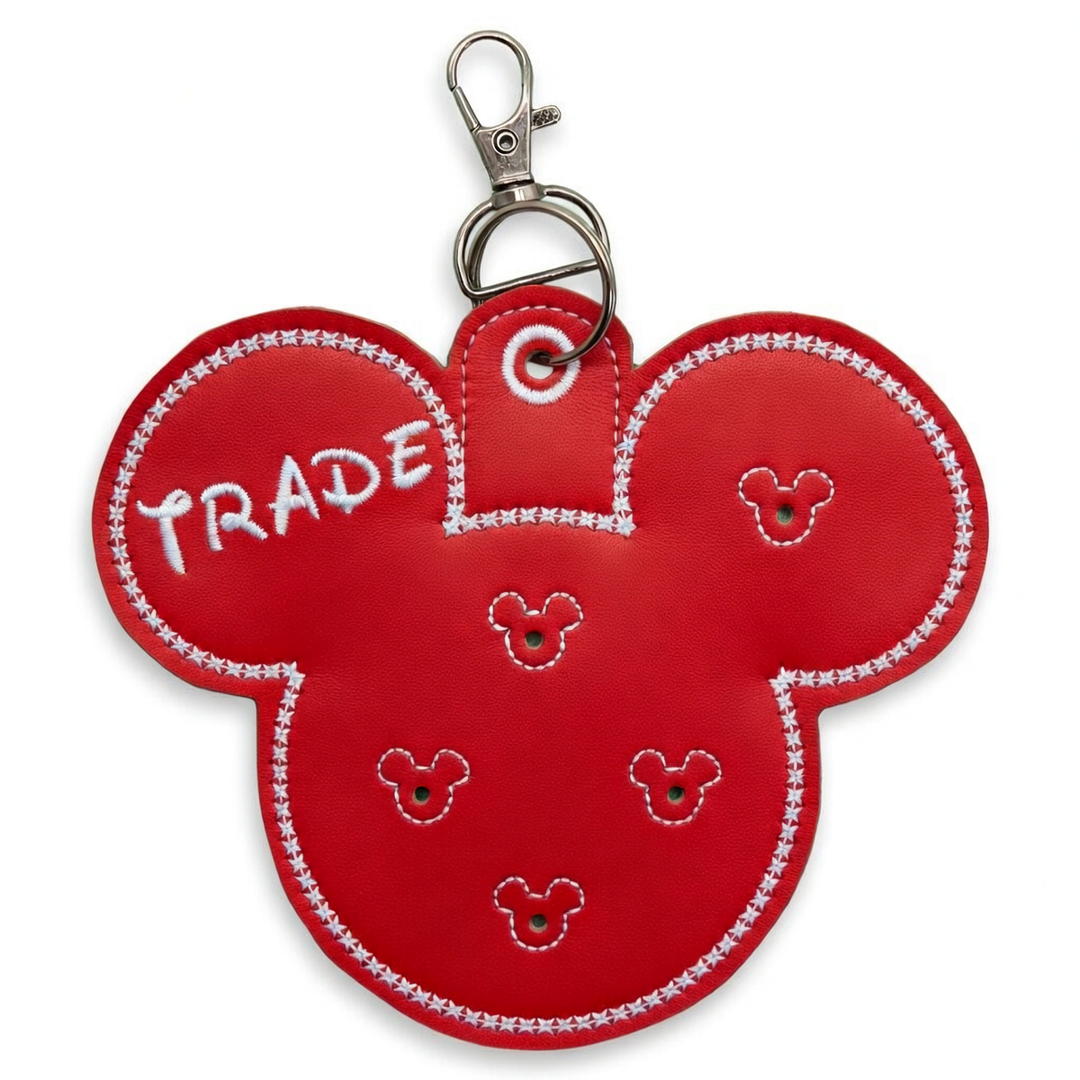 "Trade" Red Pin Holder & Bag Clip