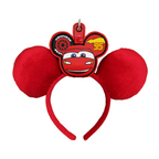 Lightning McQueen - Inspired Minnie Ear & Sunglasses Holder