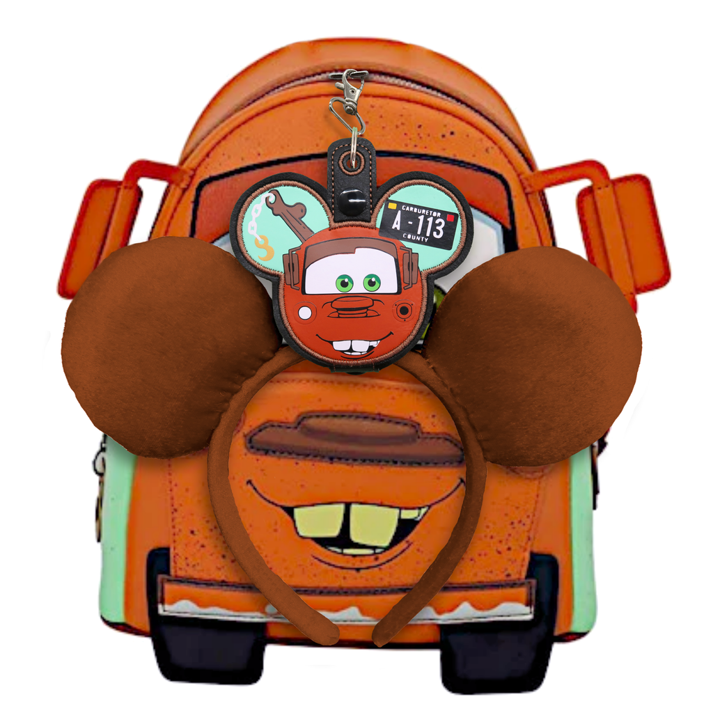 Mater Tow Truck - Inspired Minnie Ear & Sunglasses Holder