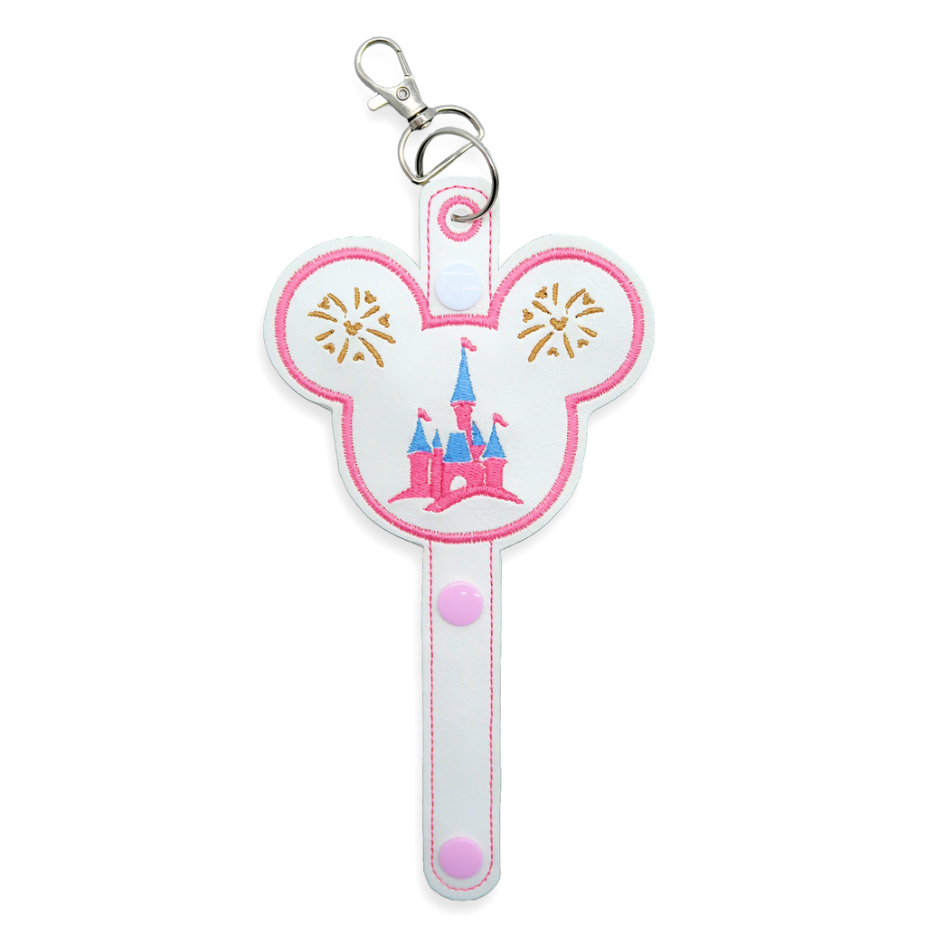 Cinderella Castle & Fireworks Minnie Ear & Sunglasses Holder
