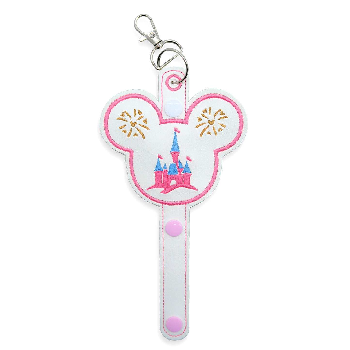 Cinderella Castle & Fireworks Minnie Ear & Sunglasses Holder
