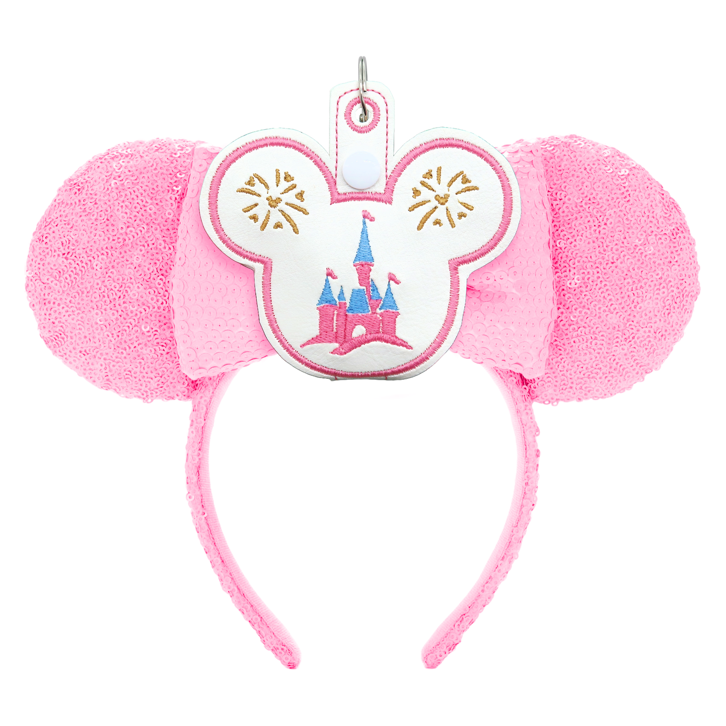 Cinderella Castle & Fireworks Minnie Ear & Sunglasses Holder