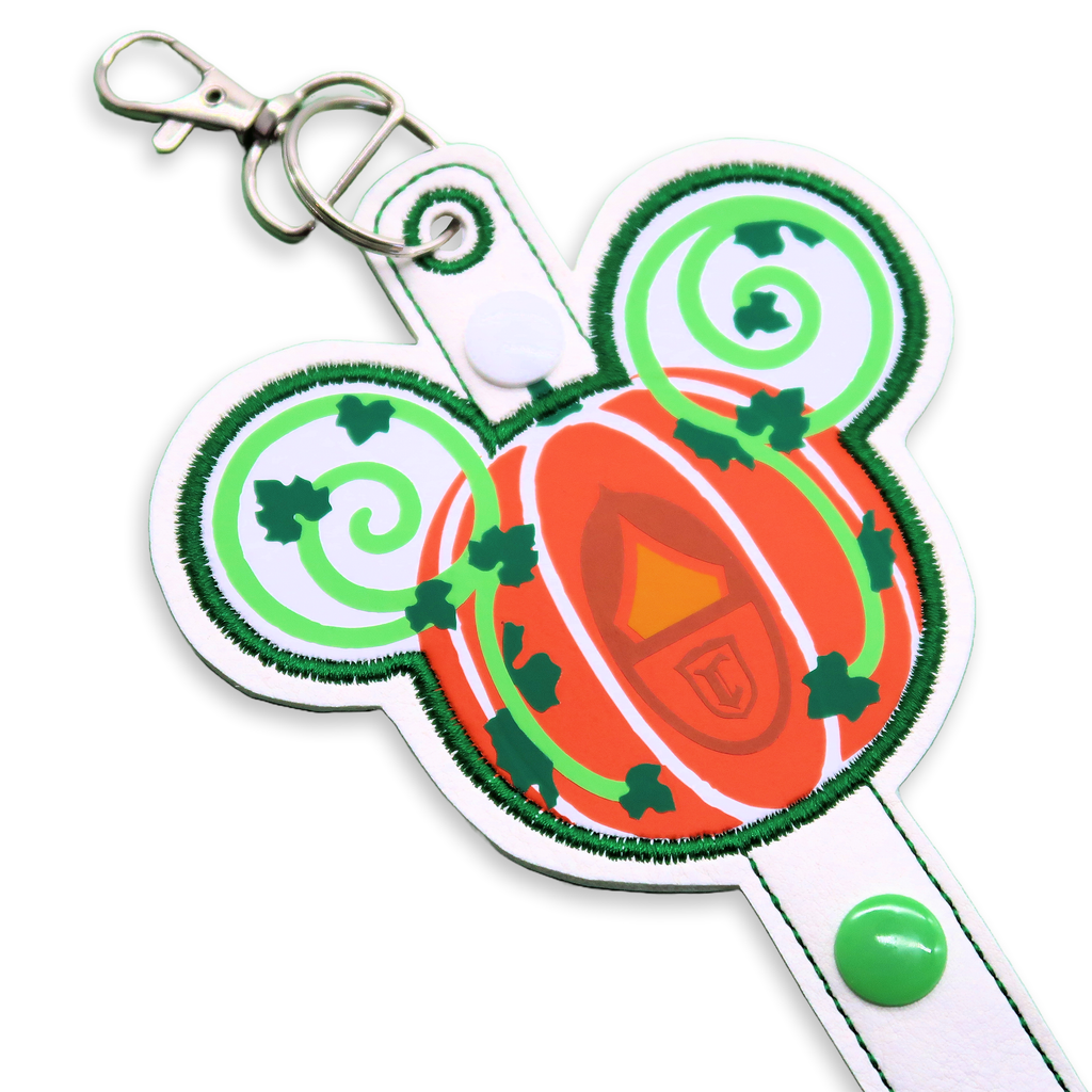 Cinderella’s Pumpkin Carriage-Inspired Embroidered Minnie Ear & Sunglasses Holder
