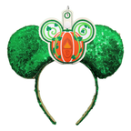 Cinderella’s Pumpkin Carriage-Inspired Embroidered Minnie Ear & Sunglasses Holder