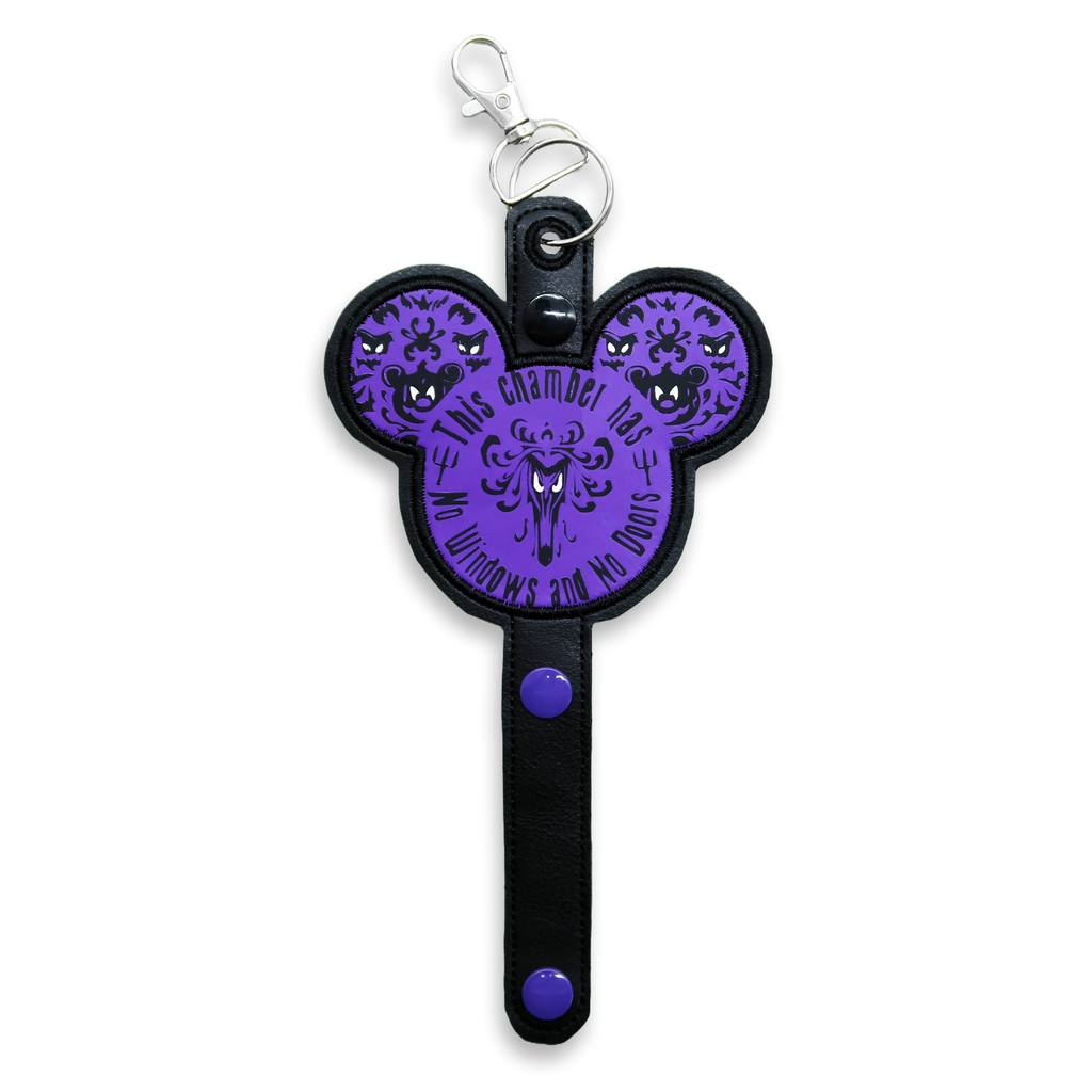 Haunted Mansion Wallpaper-Inspired Ear & Sunglasses Holder – Glow-in-the-Dark Eyes