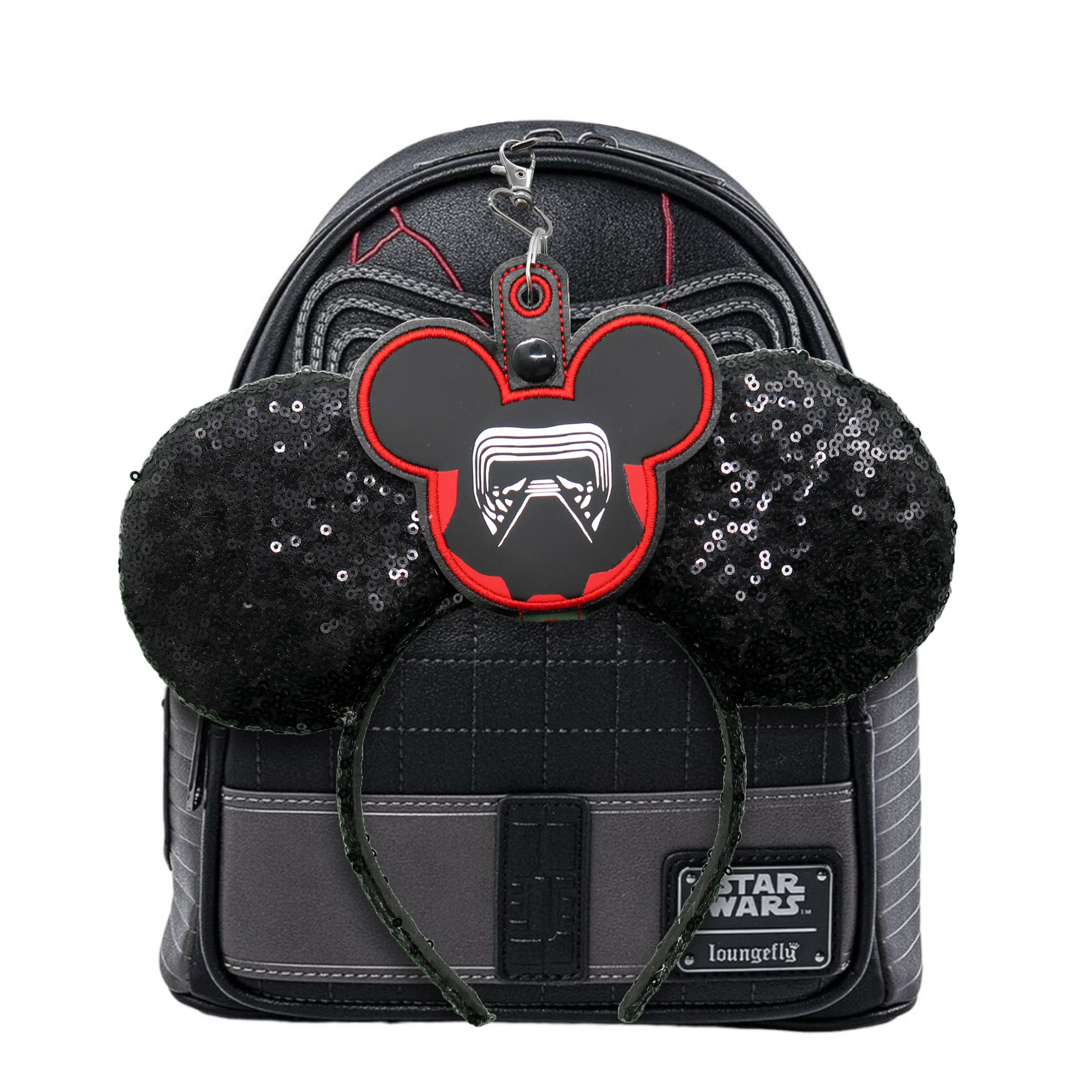 Kylo Ren Inspired Minnie Ear & Sunglasses Holder