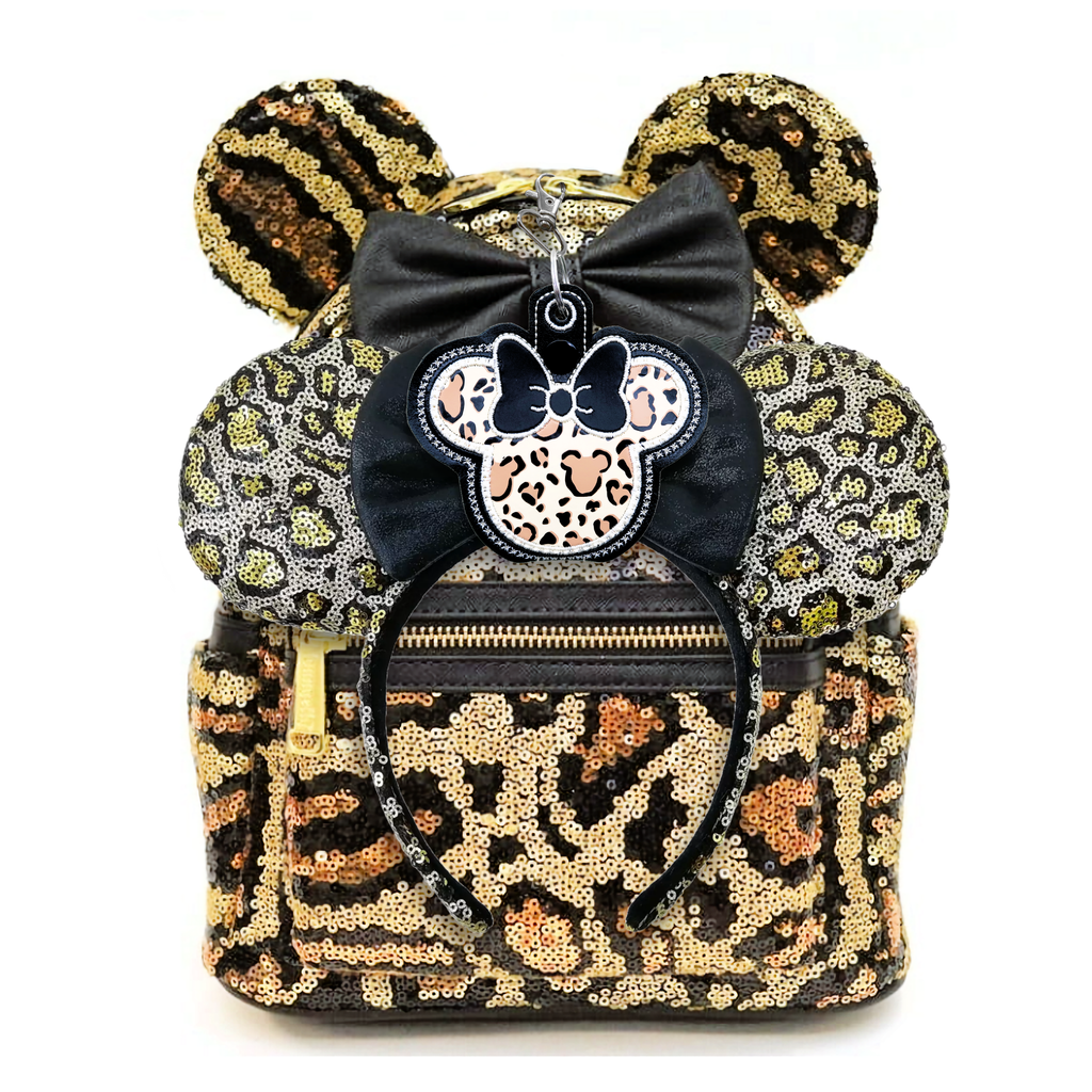 Minnie Leopard Print Minnie Ear & Sunglasses Holder