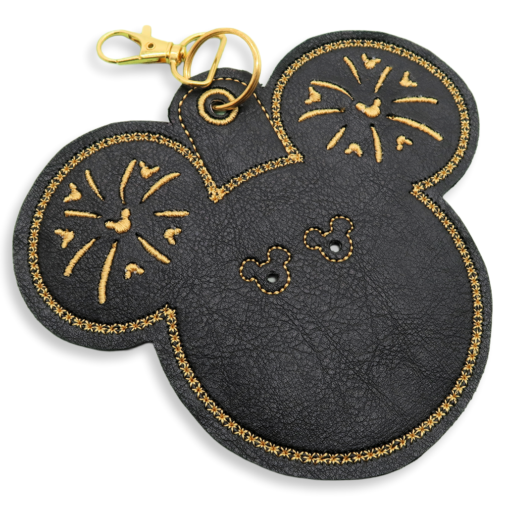 Button Holder Black –  Fireworks Celebration Badge Backer Clip