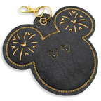 Button Holder Black –  Fireworks Celebration Badge Backer Clip