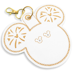 Button Holder White –  Fireworks Celebration Badge Backer Clip