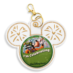 Button Holder White –  Fireworks Celebration Badge Backer Clip