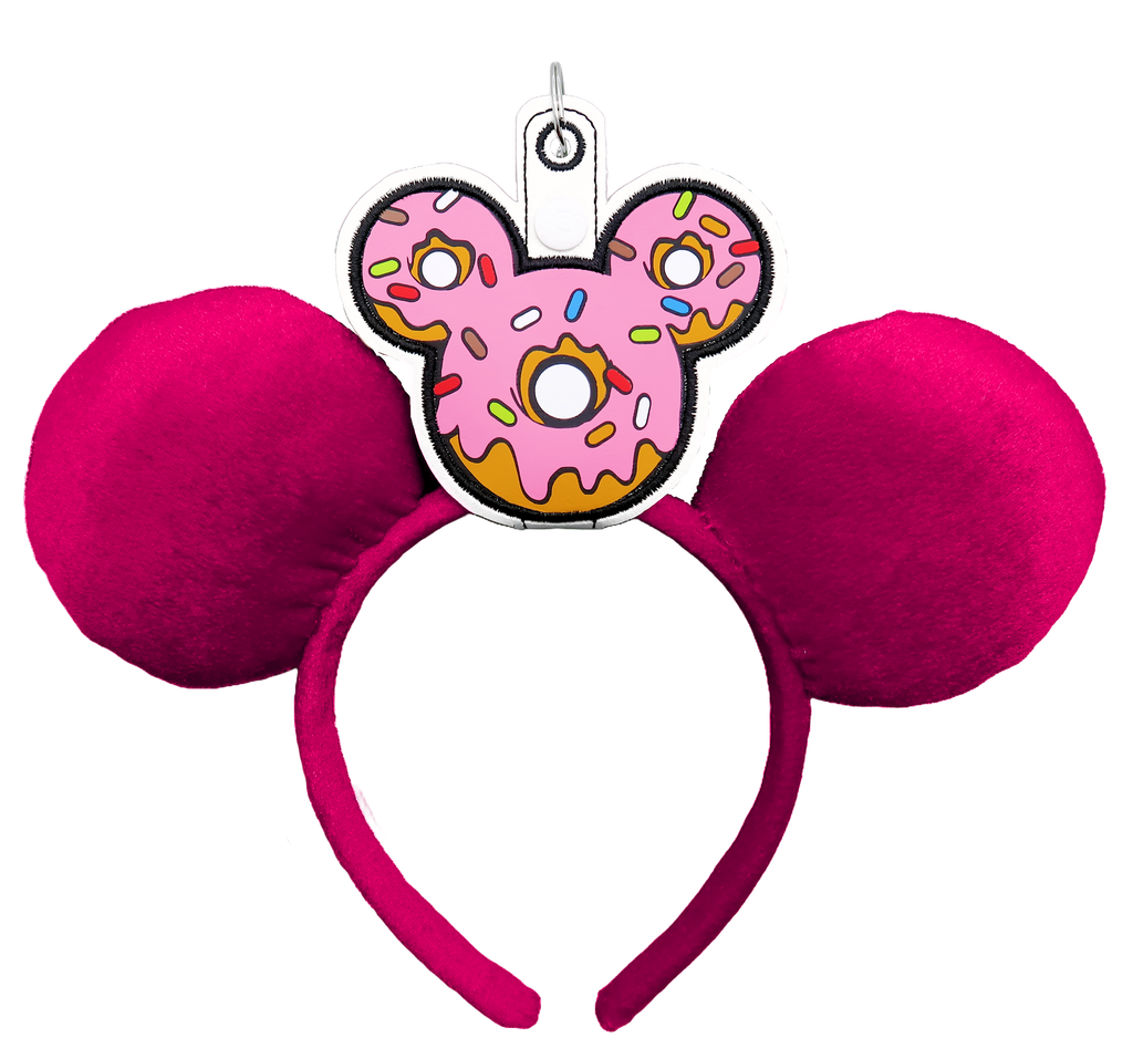 Pink Sprinkle Donut Ear & Sunglasses Holder