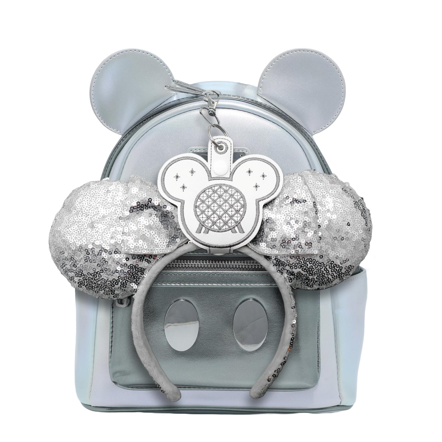 Spaceship Earth Fireworks Epcot-Inspired Ear & Sunglasses Holder