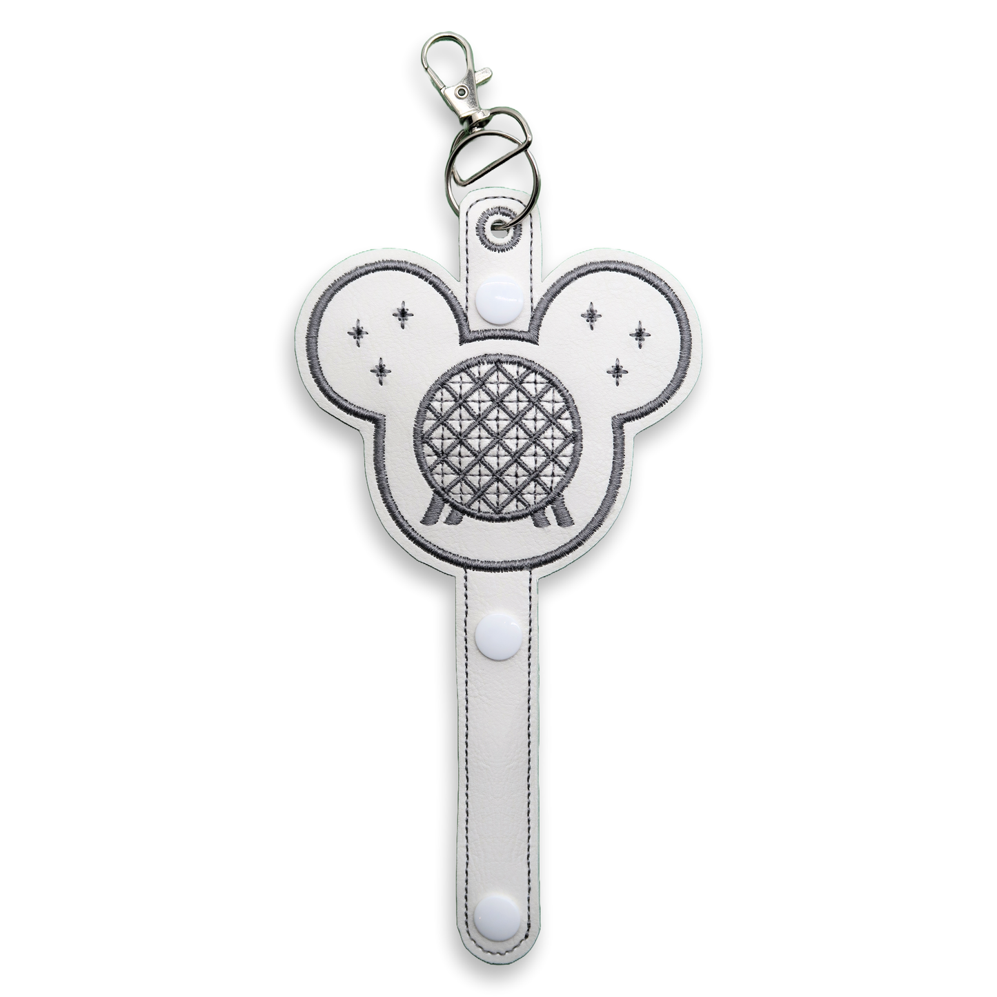 Spaceship Earth Fireworks Epcot-Inspired Ear & Sunglasses Holder