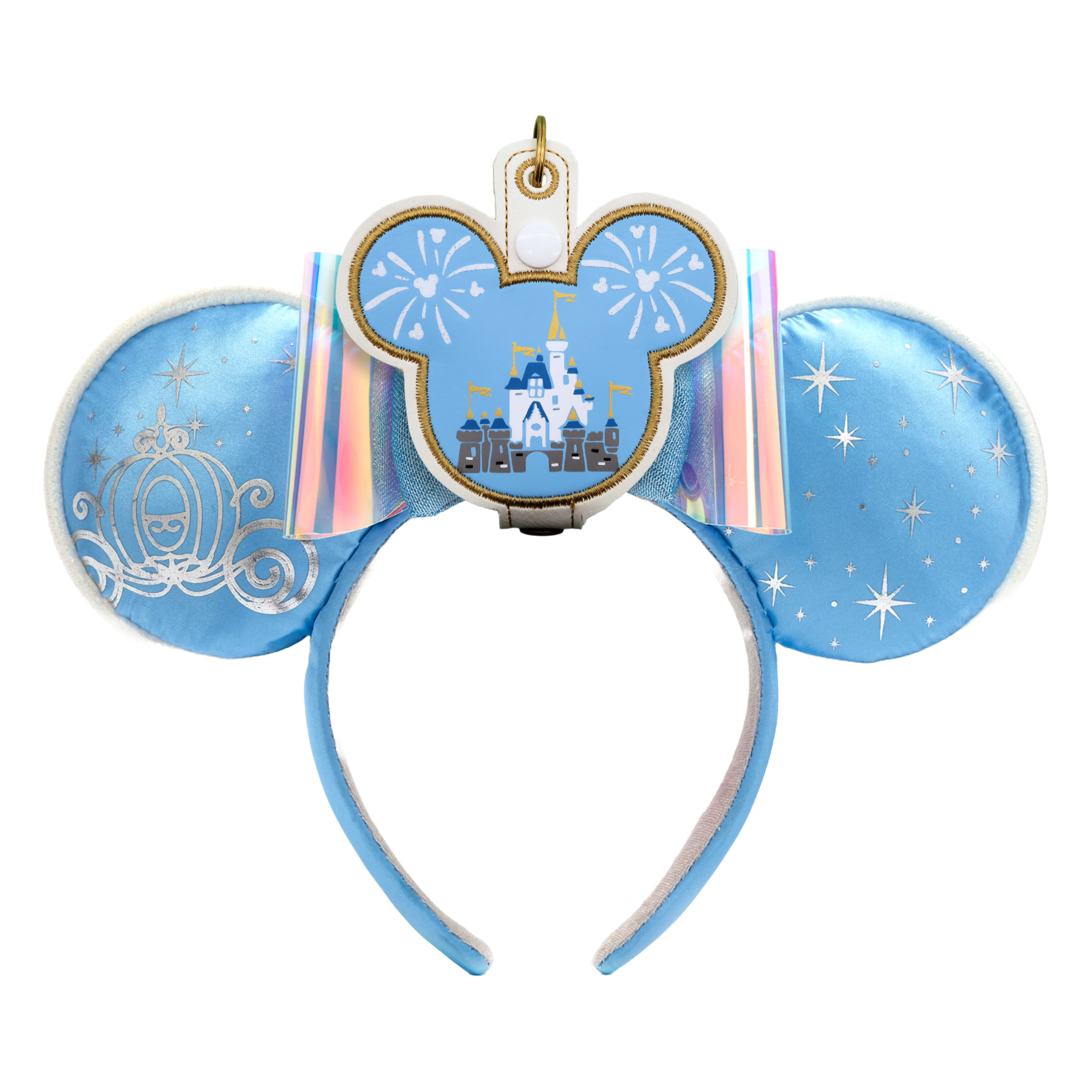 Cinderella Castle & Glitter Fireworks Ear & Sunglasses Holder