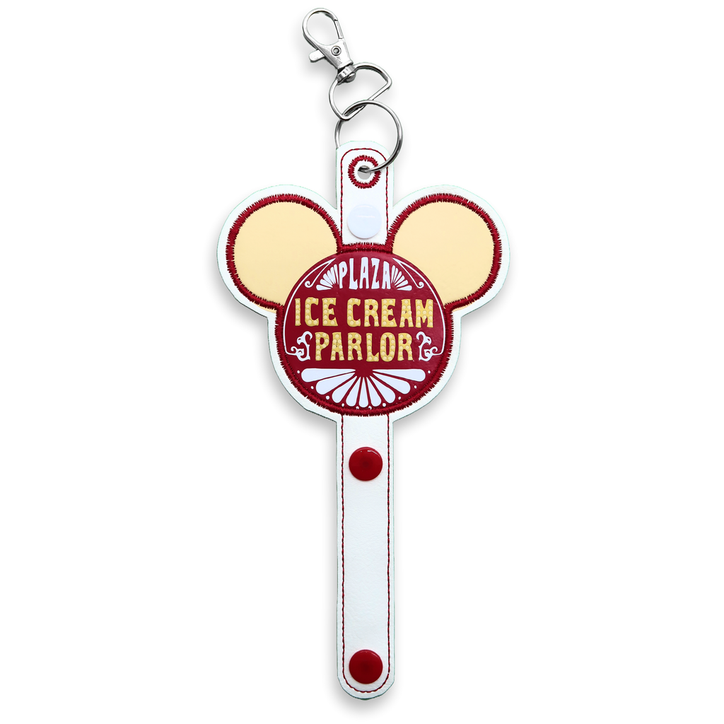 Main Street Plaza Ice Cream Parlor-Inspired Minnie Ear & Sunglasses Holder