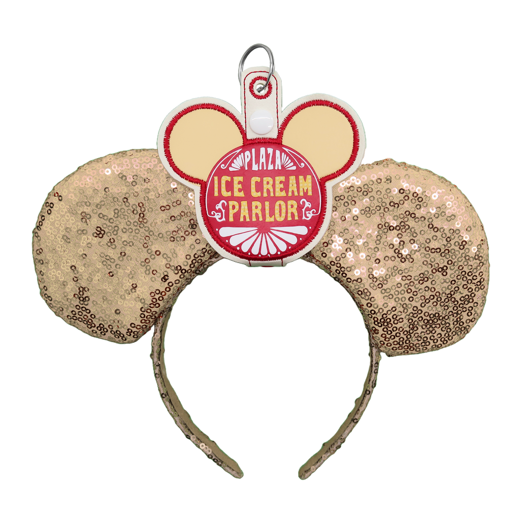 Main Street Plaza Ice Cream Parlor-Inspired Minnie Ear & Sunglasses Holder