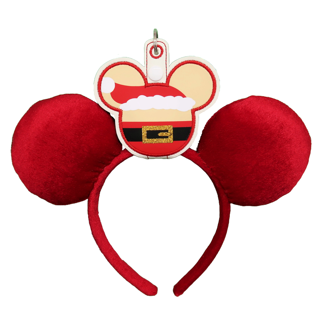 Mickey Santa Claus - Inspired Minnie Ear & Sunglasses Holder