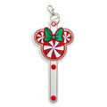 Candy Cane Glitter - Inspired Minnie Ear & Sunglasses Holder