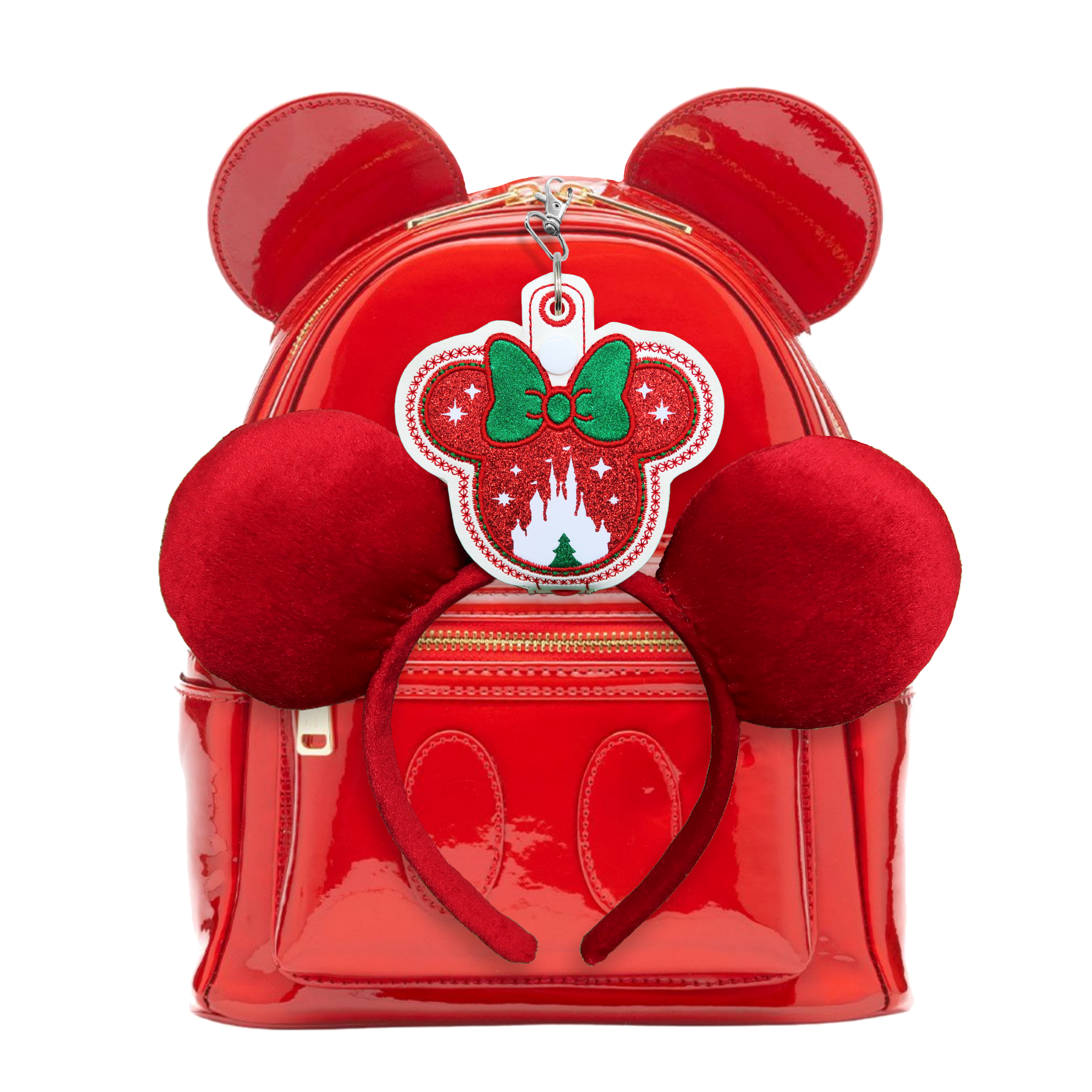 Minnie Glitter Castle - Inspired Ear & Sunglasses Holder