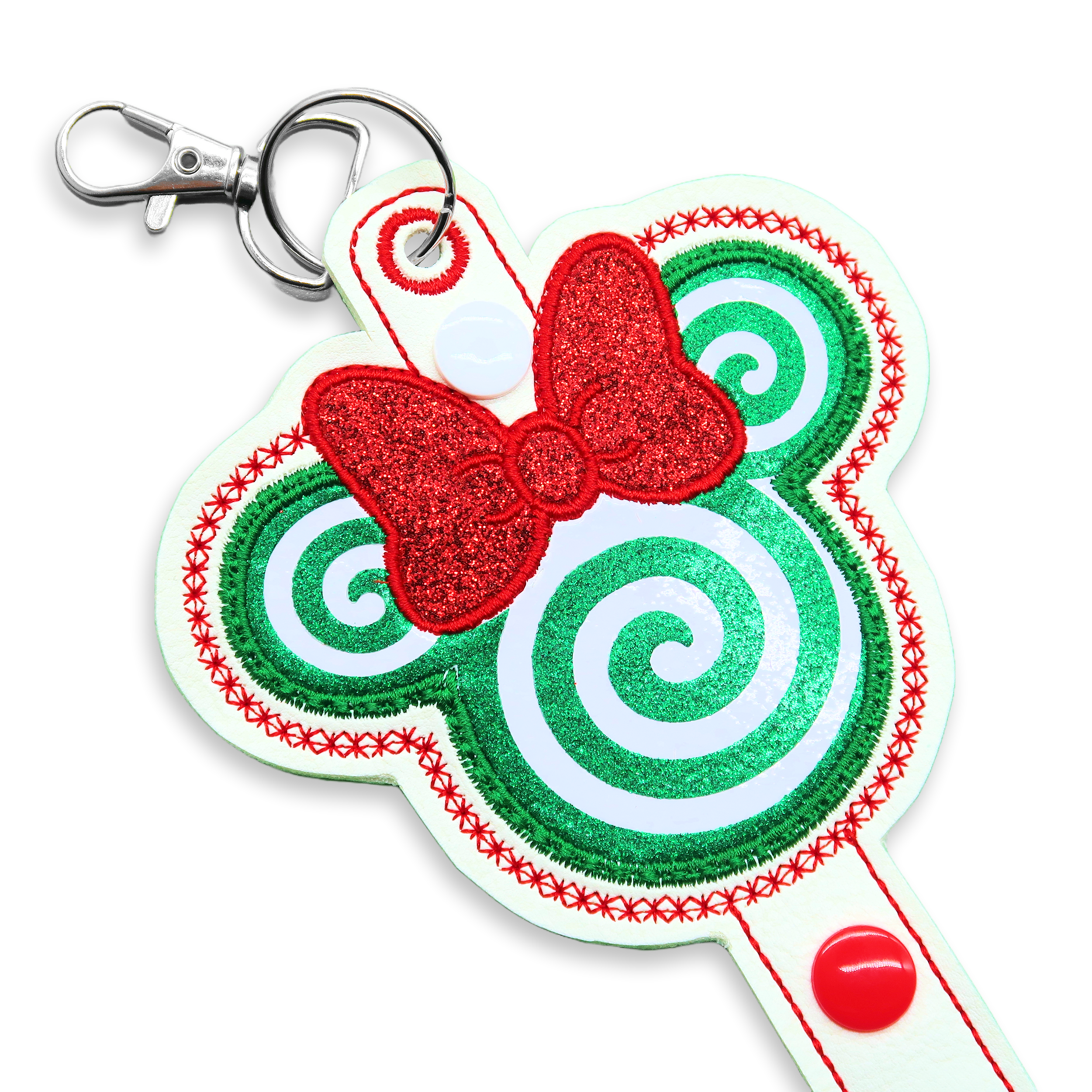 Peppermint Swirl - Inspired Minnie Ear & Sunglasses Holder