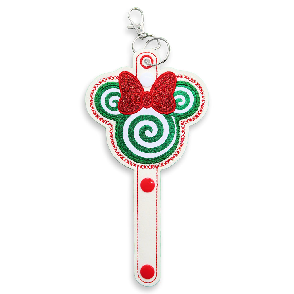 Peppermint Swirl - Inspired Minnie Ear & Sunglasses Holder
