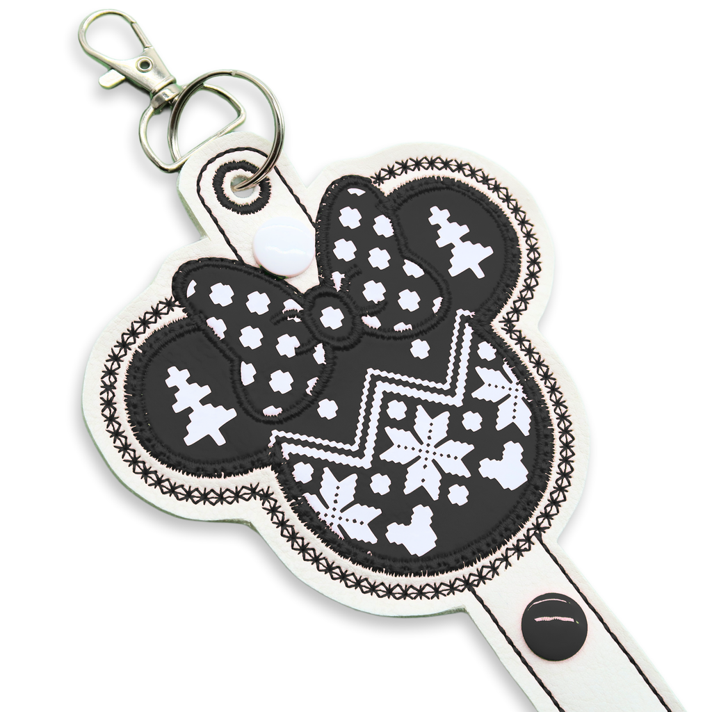 Minnie Christmas Jumper - Inspired Ear & Sunglasses Holder