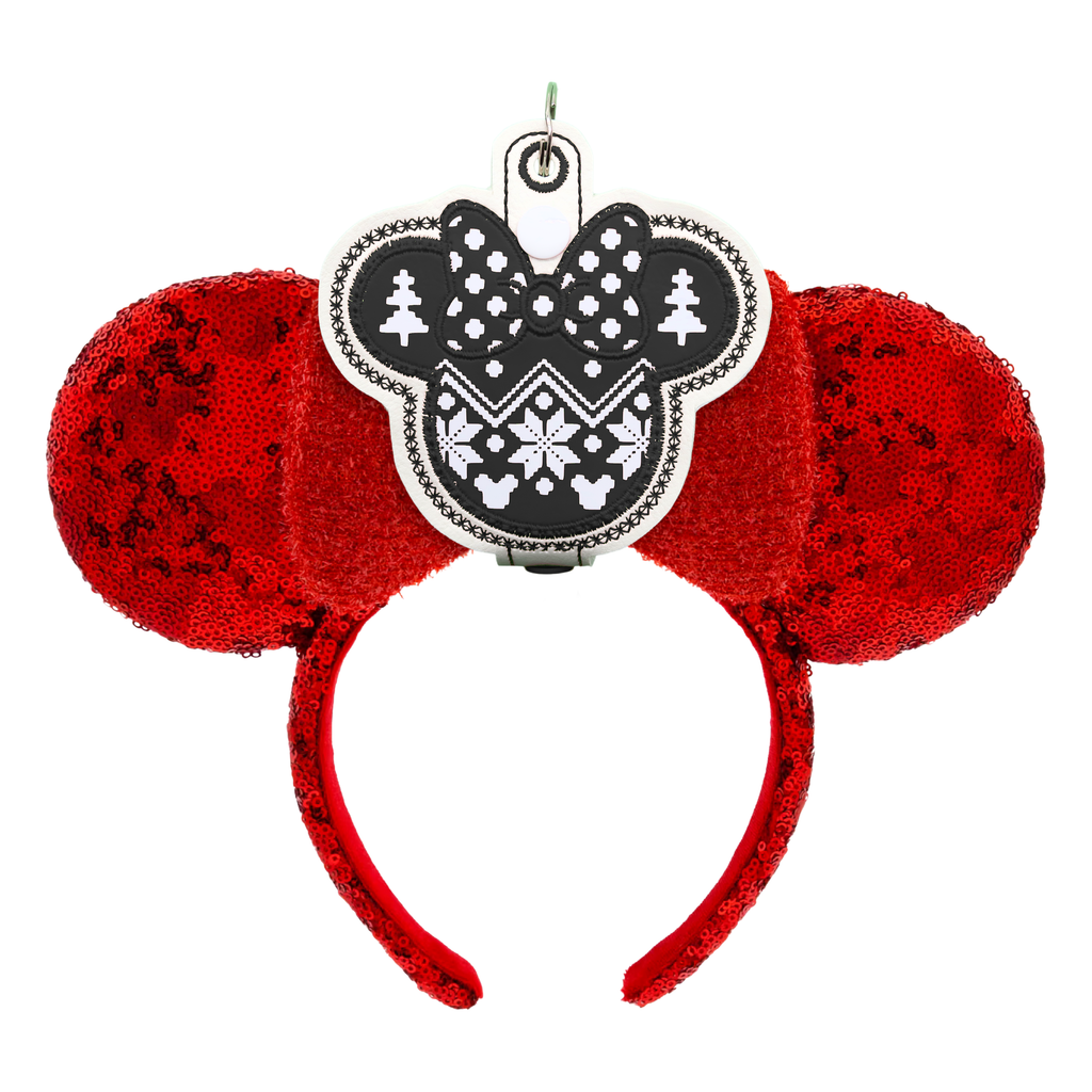 Minnie Christmas Jumper - Inspired Ear & Sunglasses Holder