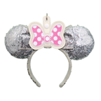 Minnie Bow Inspired - Pink & White Polka Dot Minnie Ear & Sunglasses Holder